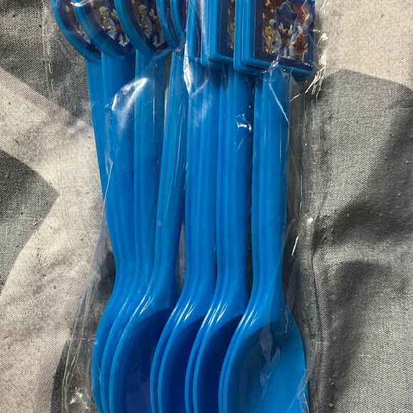 Sonic the Hedgehog Party Napkins and Spoons Set - Blue - Picture 3 of 3